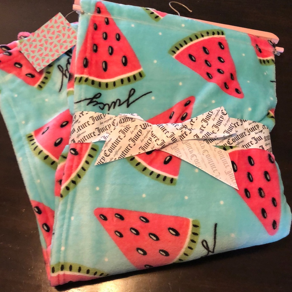 Juicy Couture Watermelon Print Blanket
